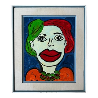 1972 Original Peter Keil Painting Framed For Sale