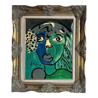 1964 Original Peter Keil Painting Framed For Sale