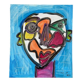 1969 “Spanish Man” Original Painting by Artist Peter Keil For Sale