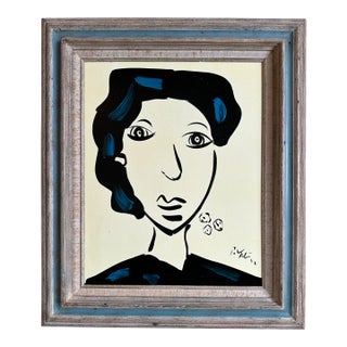 1972 Original Peter Keil Painting Framed For Sale