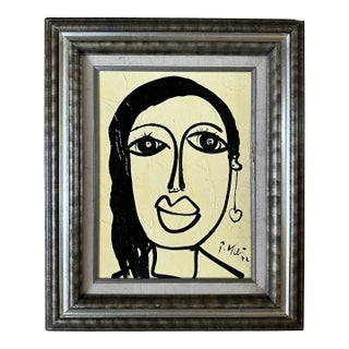 1972 Original Peter Keil Painting Framed For Sale