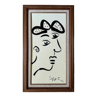 1972 Original Peter Keil Painting Framed For Sale