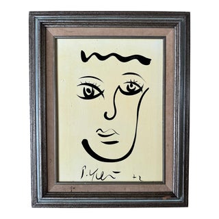1972 Original Peter Keil Painting Framed For Sale