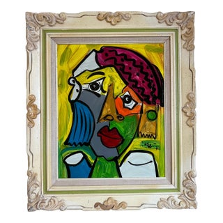 1972 Original Peter Keil Painting Framed For Sale