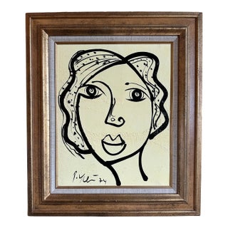 1974 Original Peter Keil Painting Framed For Sale