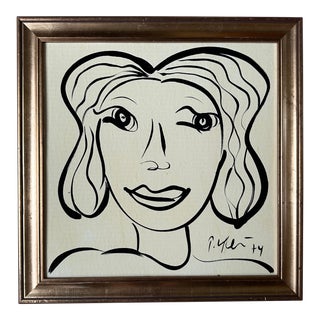1974 Original Peter Keil Painting Framed For Sale