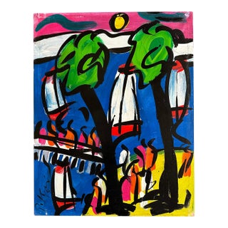 1984 Original Peter Keil Painting For Sale