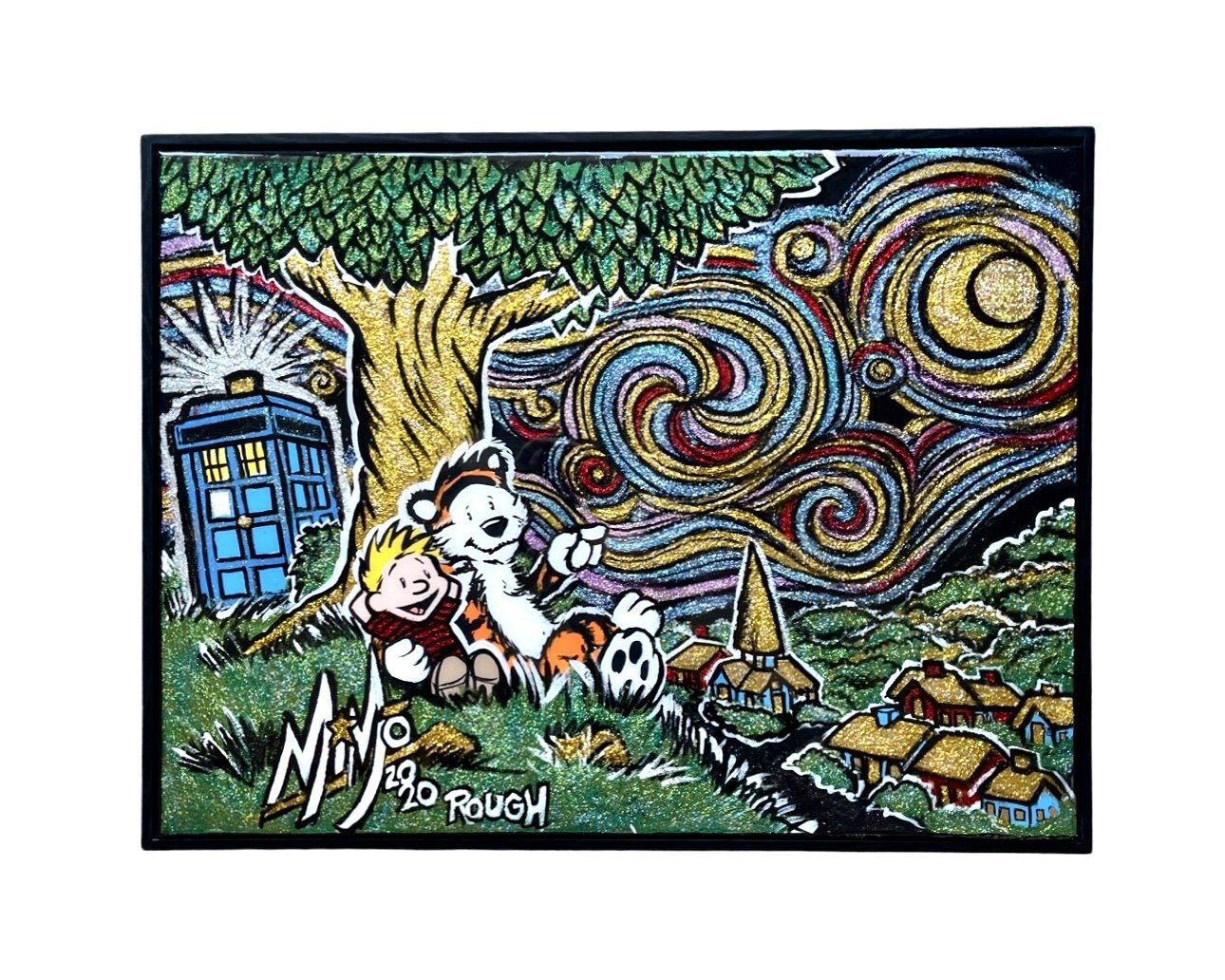 Calvin and Hobbes Starry Night