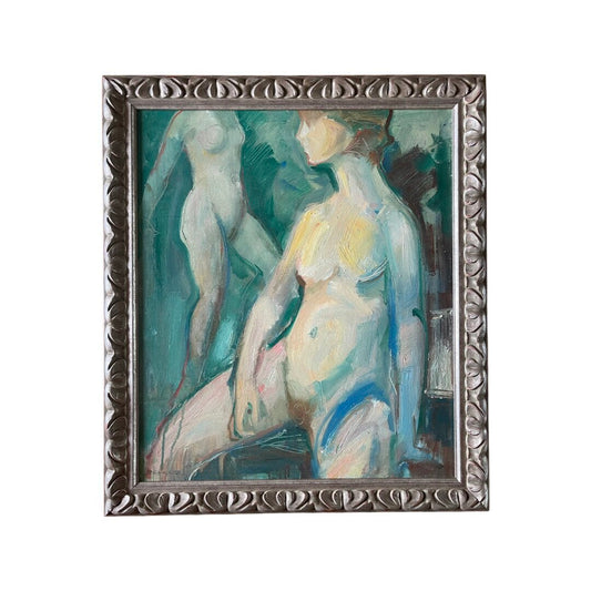 Nude Figures on Canvas