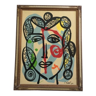 Abstract Peter Keil Painting For Sale
