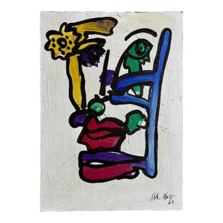Original 1967 Peter Keil Painting For Sale