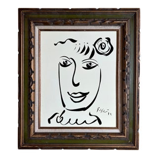 Original 1972 Peter Keil Painting Framed For Sale