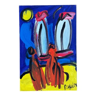 Original 1984 Peter Keil Painting For Sale