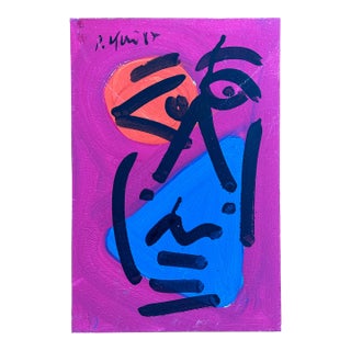 Original 1987 Peter Keil Painting For Sale