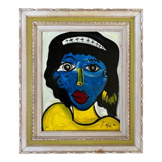 Original Peter Keil Painting Framed For Sale