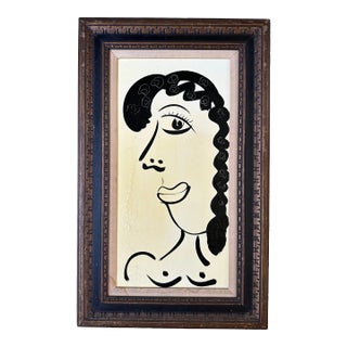 Original Peter Keil Painting Framed For Sale