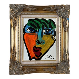 Original Peter Keil Painting Framed For Sale