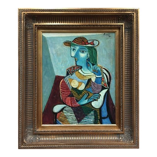 Picasso Style Peter Keil Painting For Sale