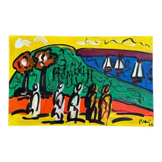 “Wanasee” Original 1967 Peter Keil Painting For Sale
