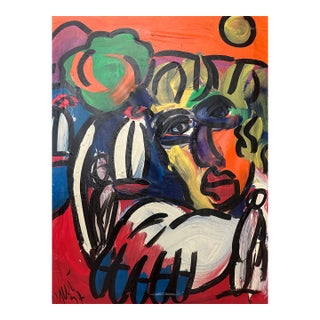 “Wannsee” Original Painting by Artist Peter Keil, 1997 For Sale